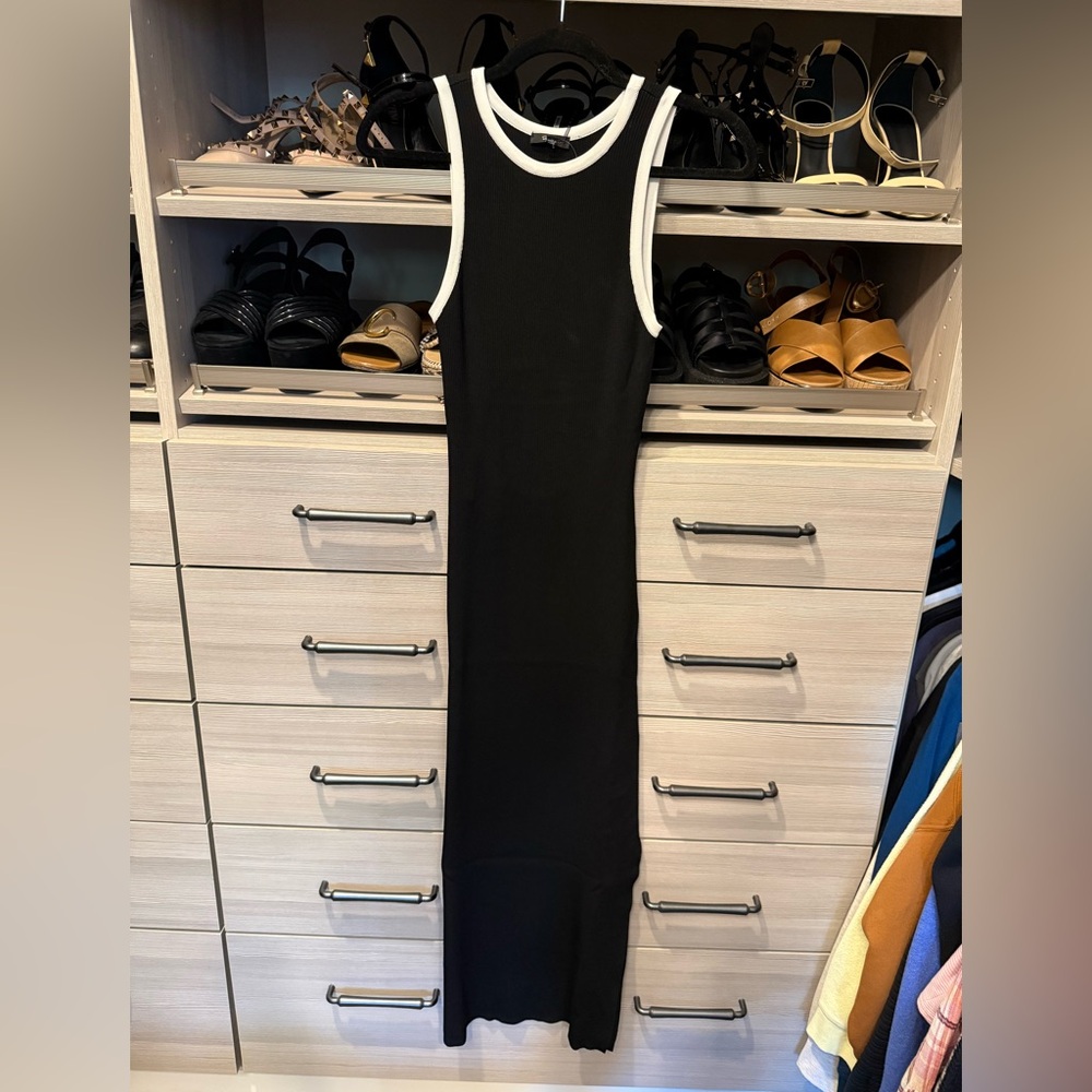 NWT Rails Black and White Maxi Dress. Size Small